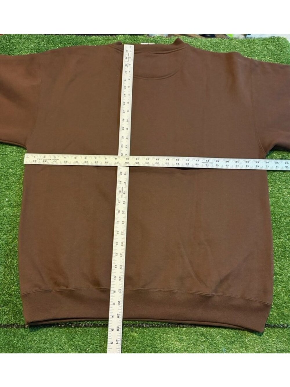 Vintage Cleveland Browns sweatshirt mens large brown orange puma crewneck thick - Picture 12 of 13
